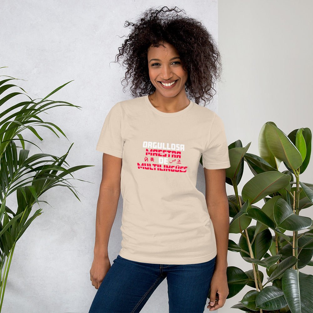 Orgullosa Maestra De Multilingues t-shirt - Image 24