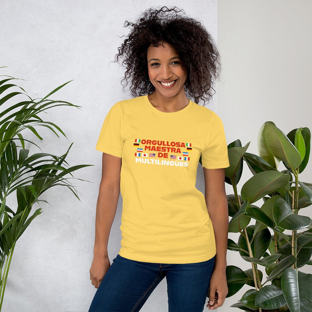 Orgullosa Maestra De Multilingues t-shirt - Image 26