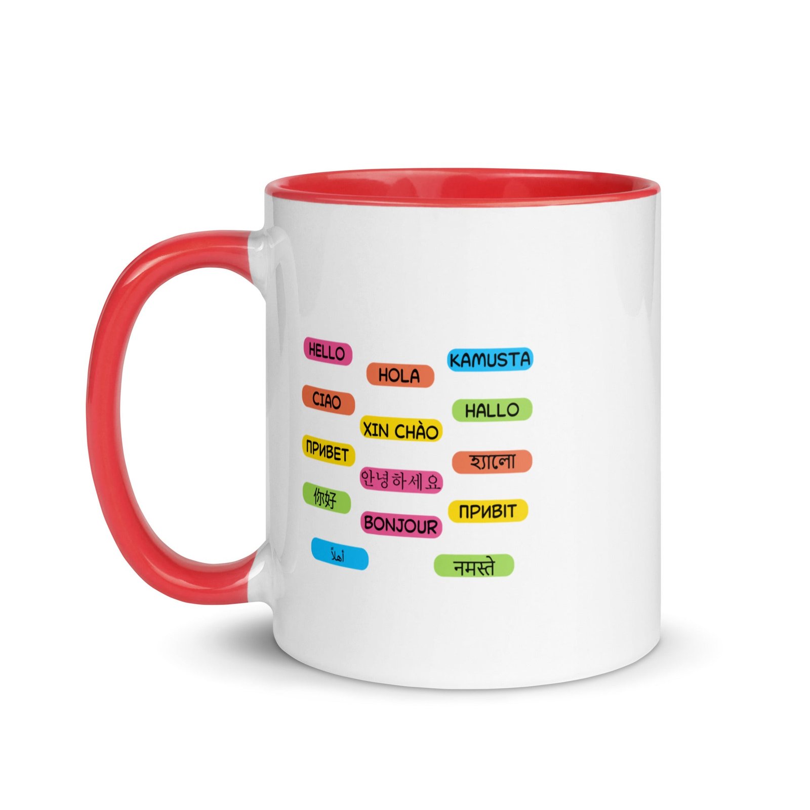 Multilingual Word Wall Mug with Color Inside - Image 13