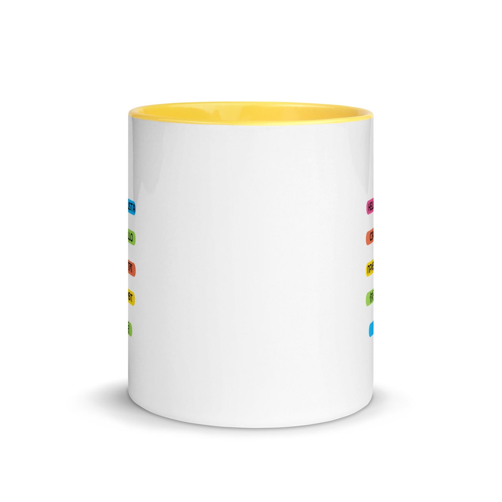 Multilingual Word Wall Mug with Color Inside - Image 18