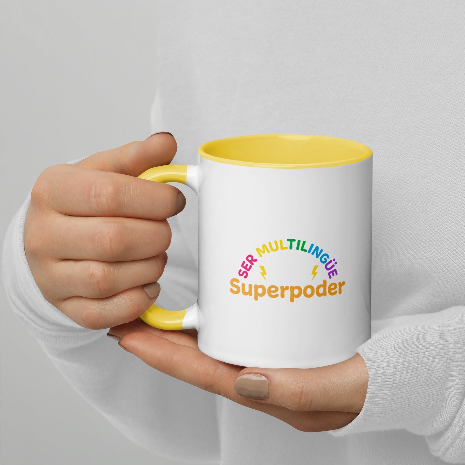 Superpoder Mug with Color Inside