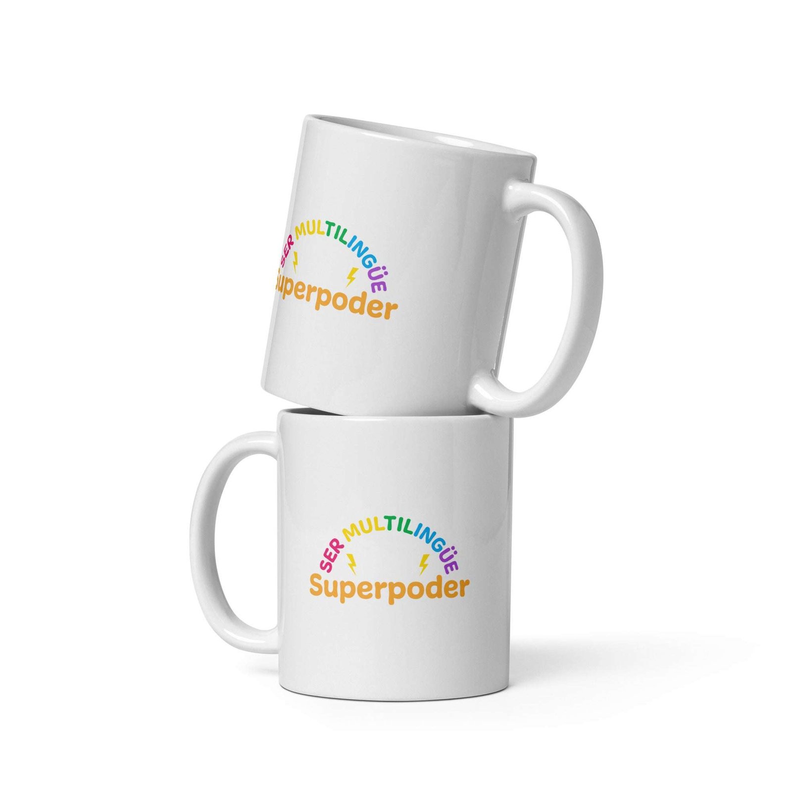 Superpoder White mug.